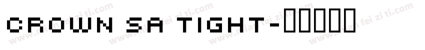 Crown SA Tight字体转换